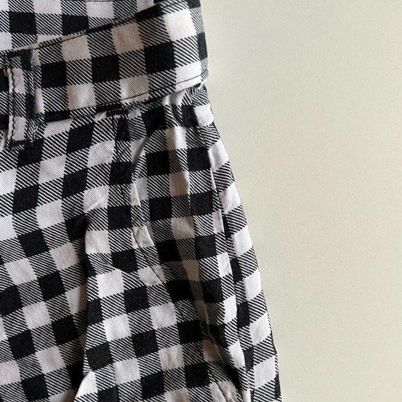 American Apparel - Checkered High-waisted Shorts - Picture 7 of 7